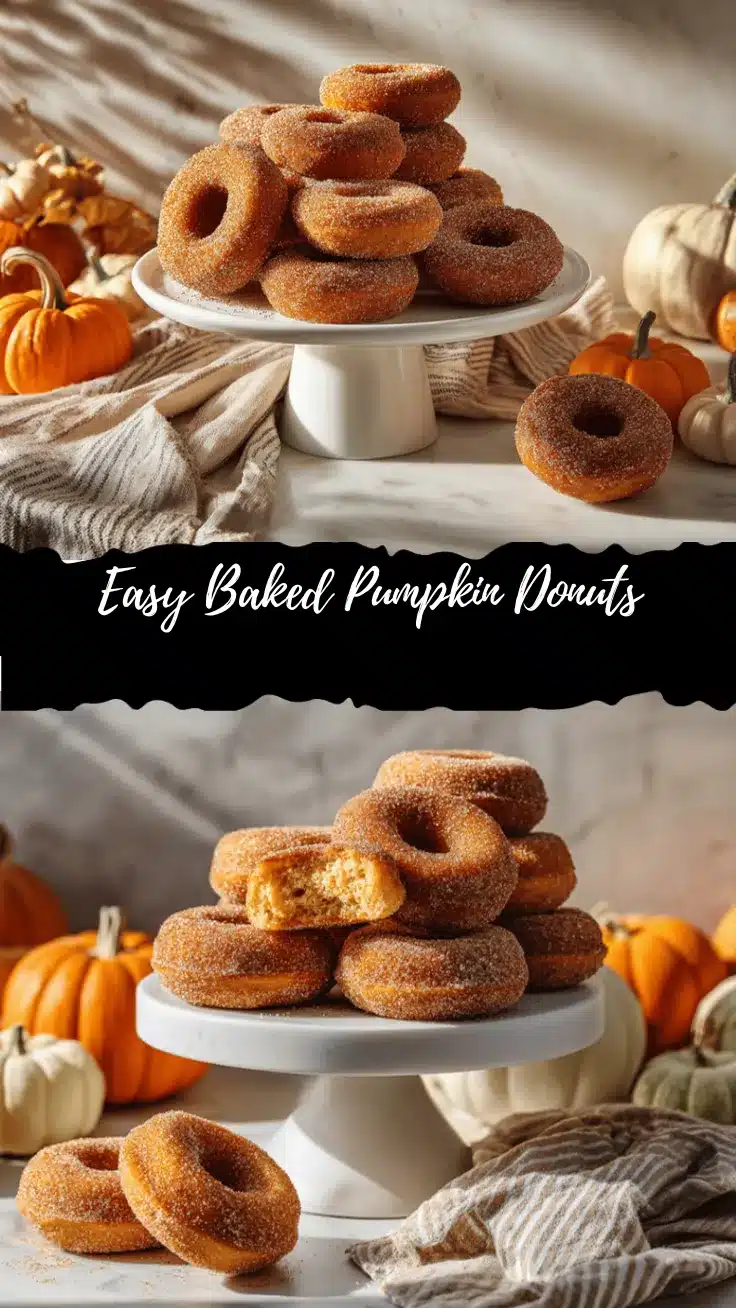 baked pumpkin donuts recipe