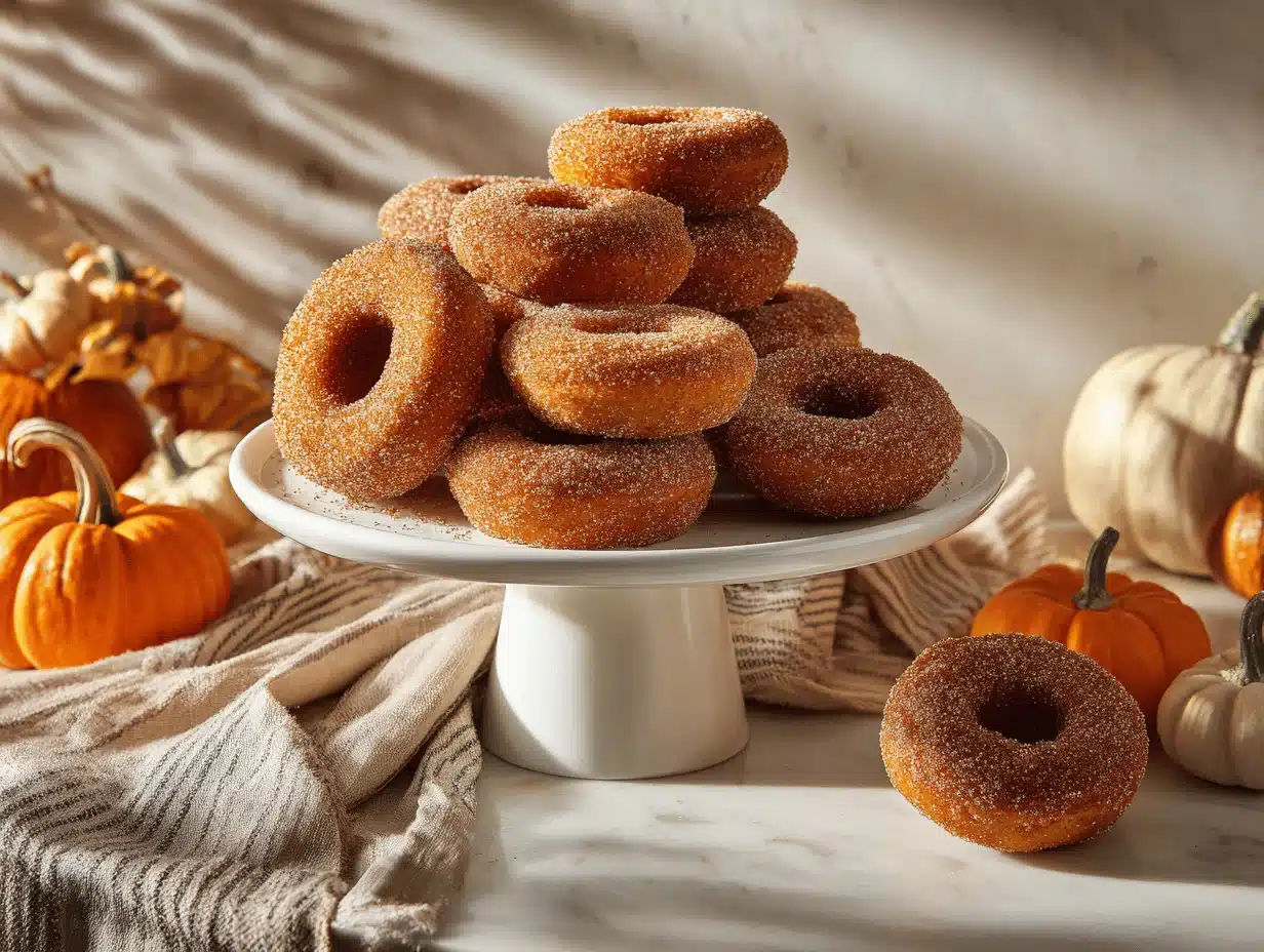 baked pumpkin donuts - featured image