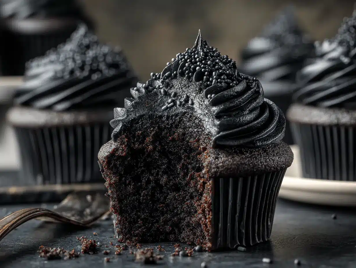 black velvet cupcakes preparation steps
