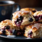 blueberry biscuits - featured image