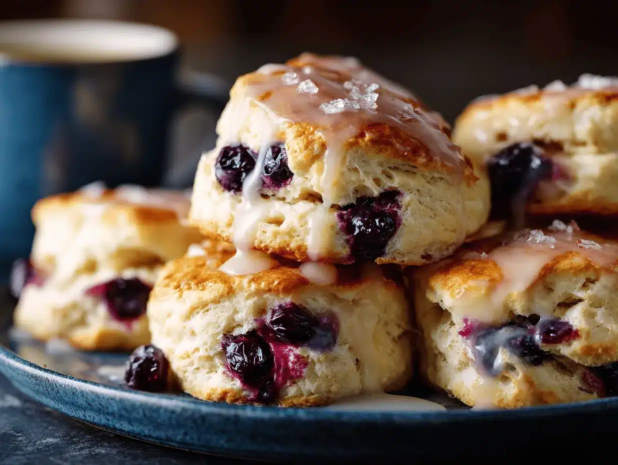 blueberry biscuits preparation steps