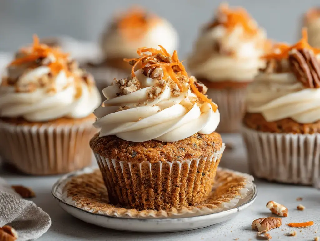 carrot cake cupcakes - featured image