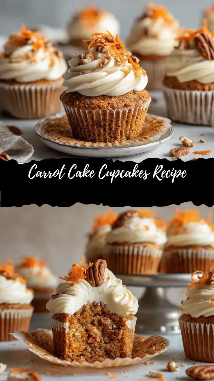 carrot cake cupcakes recipe