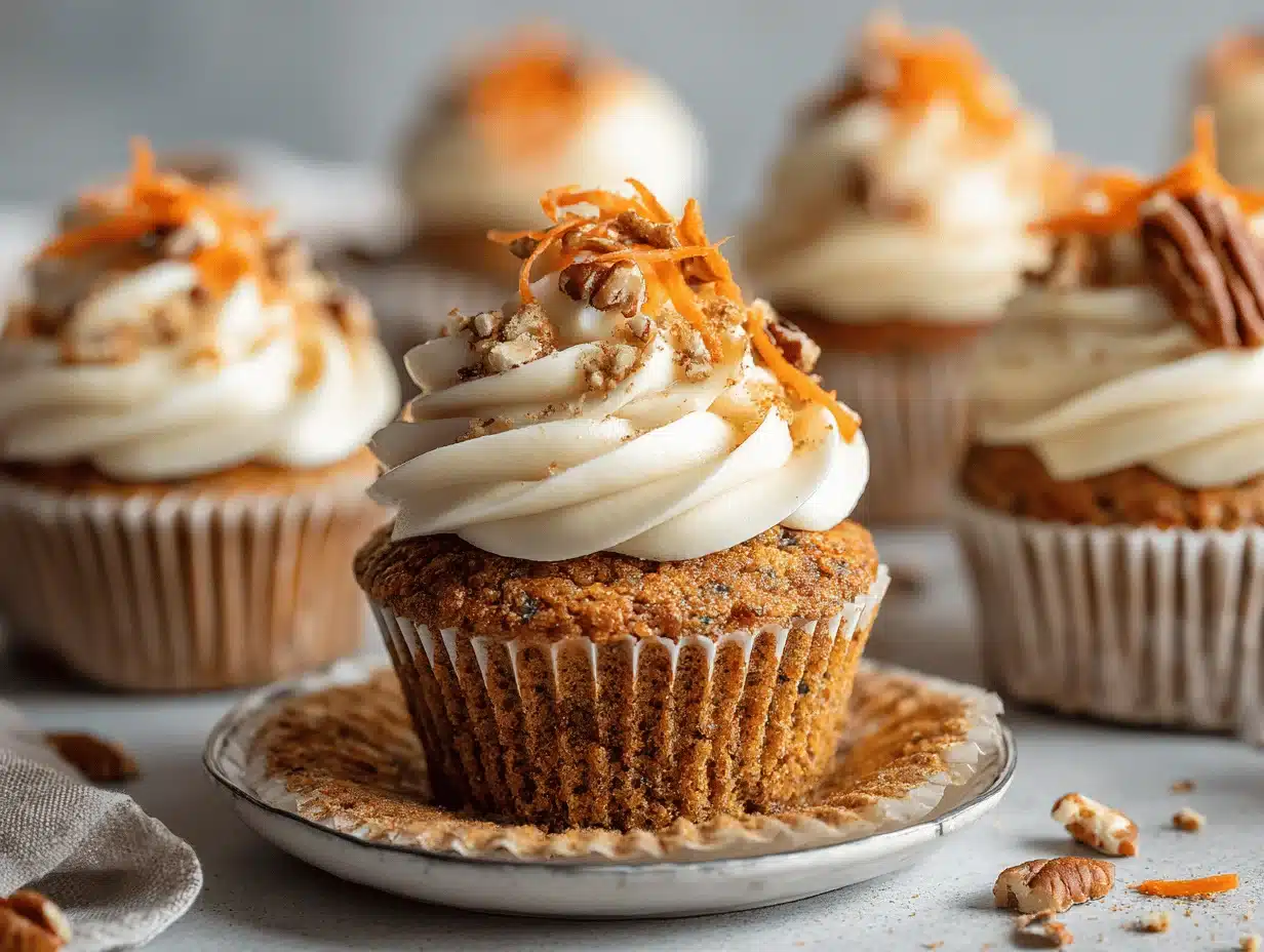 carrot cake cupcakes - featured image