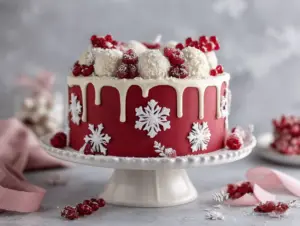 Christmas themed cake designs - featured image