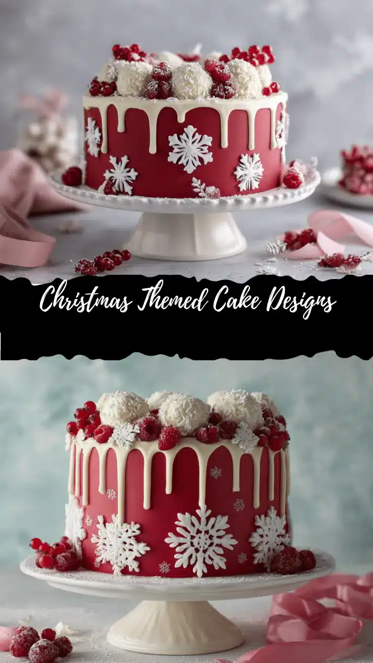 Christmas themed cake designs recipe