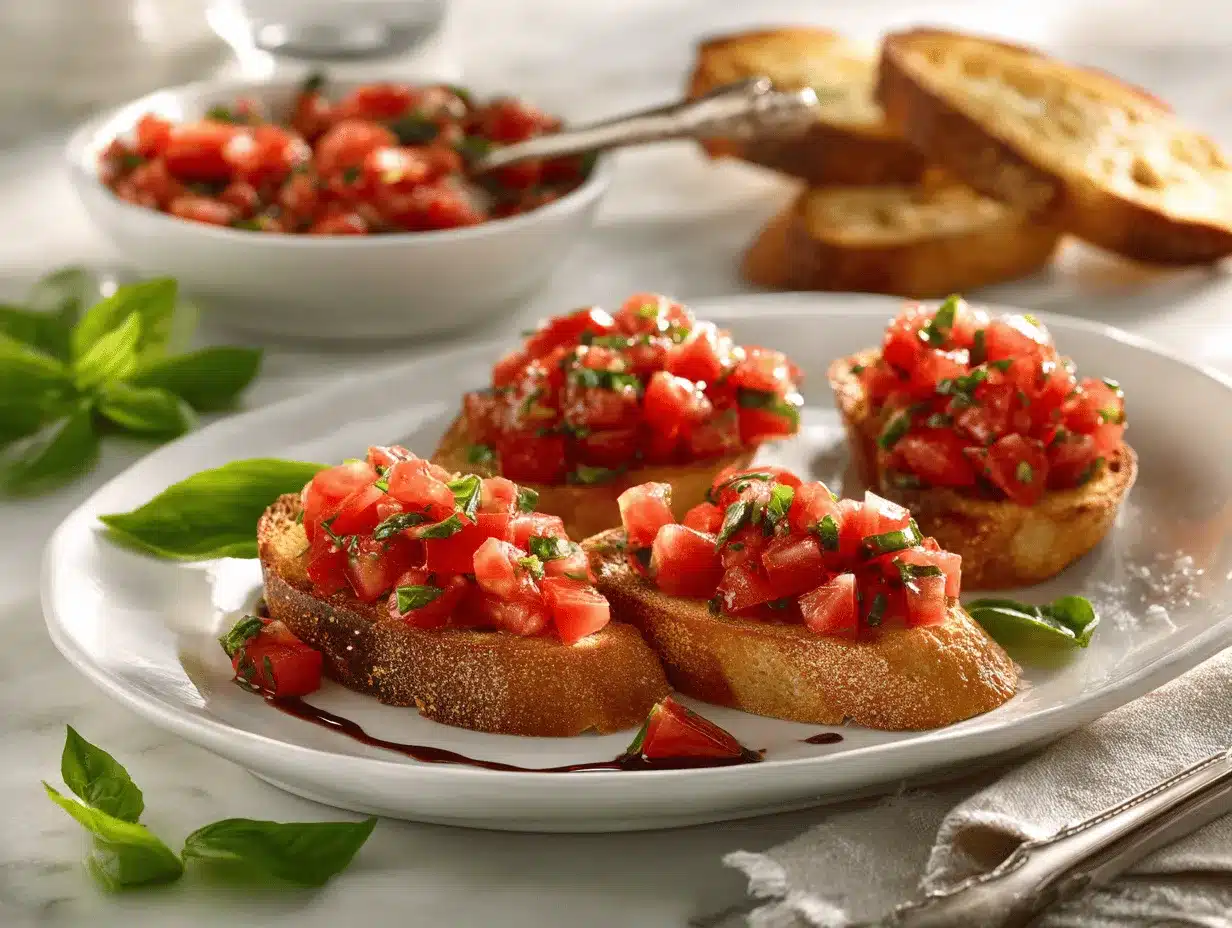 classic Italian bruschetta recipe preparation steps