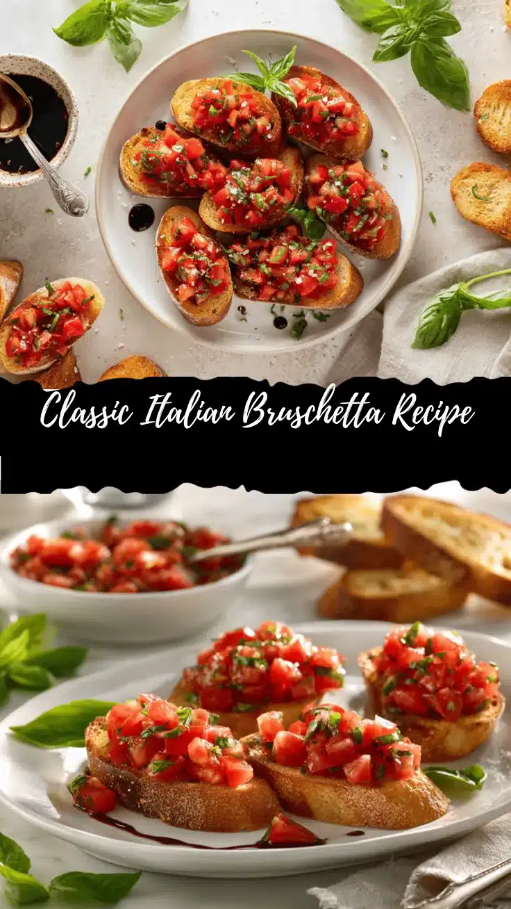 classic Italian bruschetta recipe recipe