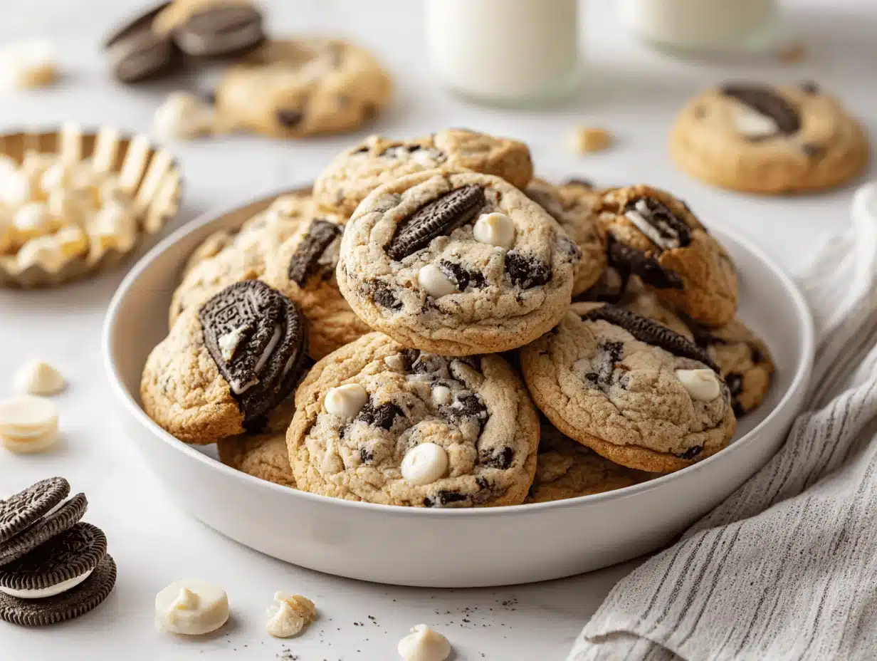 cookies and cream cookies - featured image