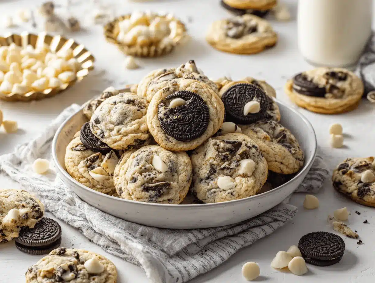 cookies and cream cookies preparation steps