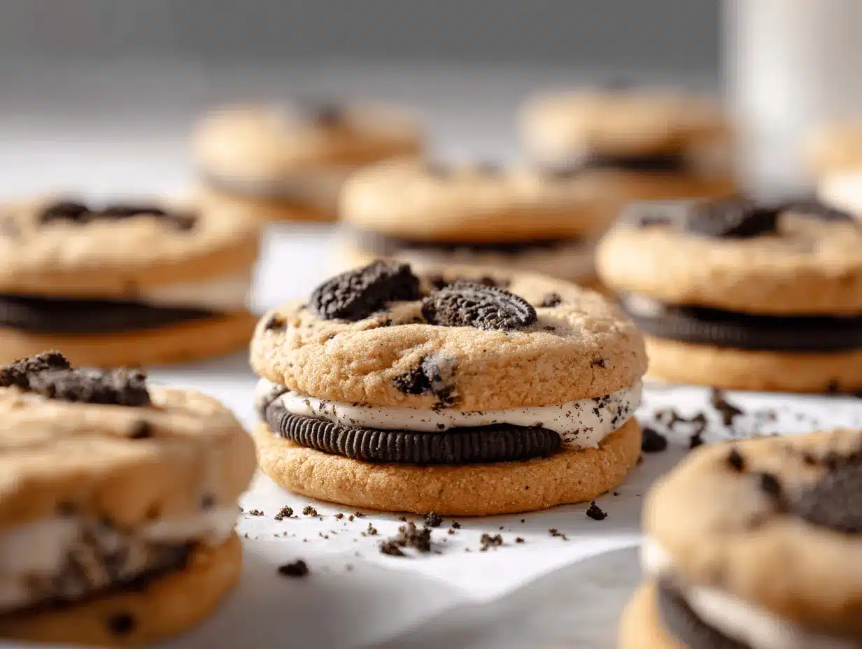 cookies and cream cookies preparation steps