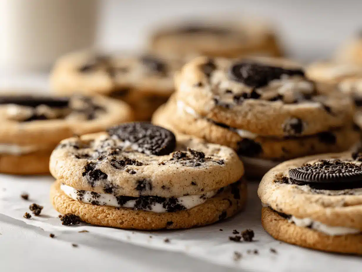 cookies and cream cookies - featured image