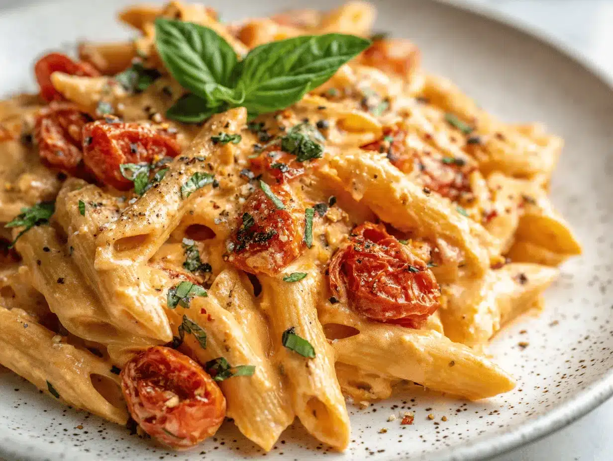 creamy tomato ricotta pasta preparation steps