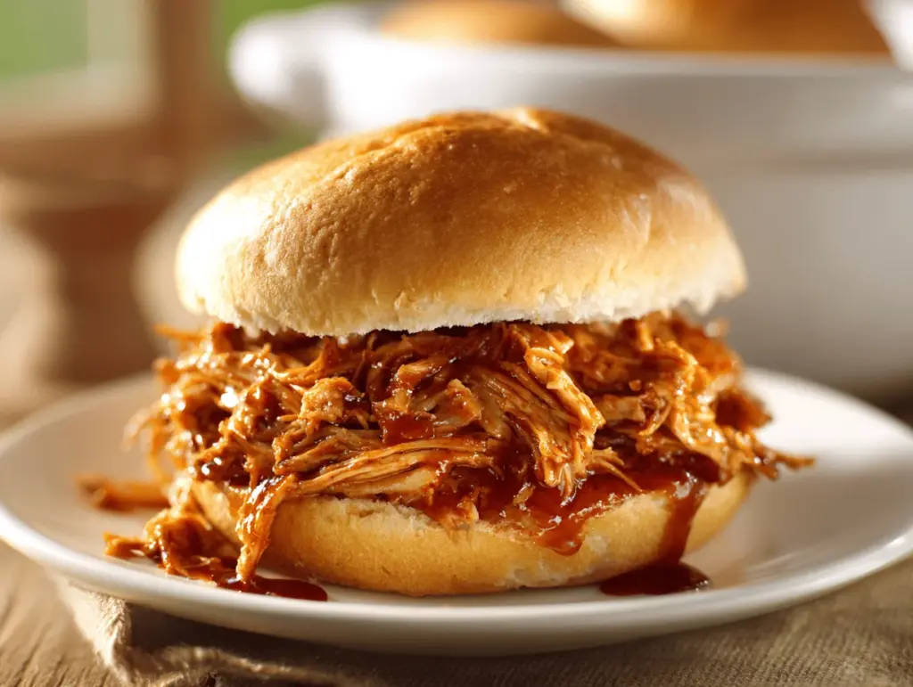 Crockpot BBQ Pulled Chicken - featured image