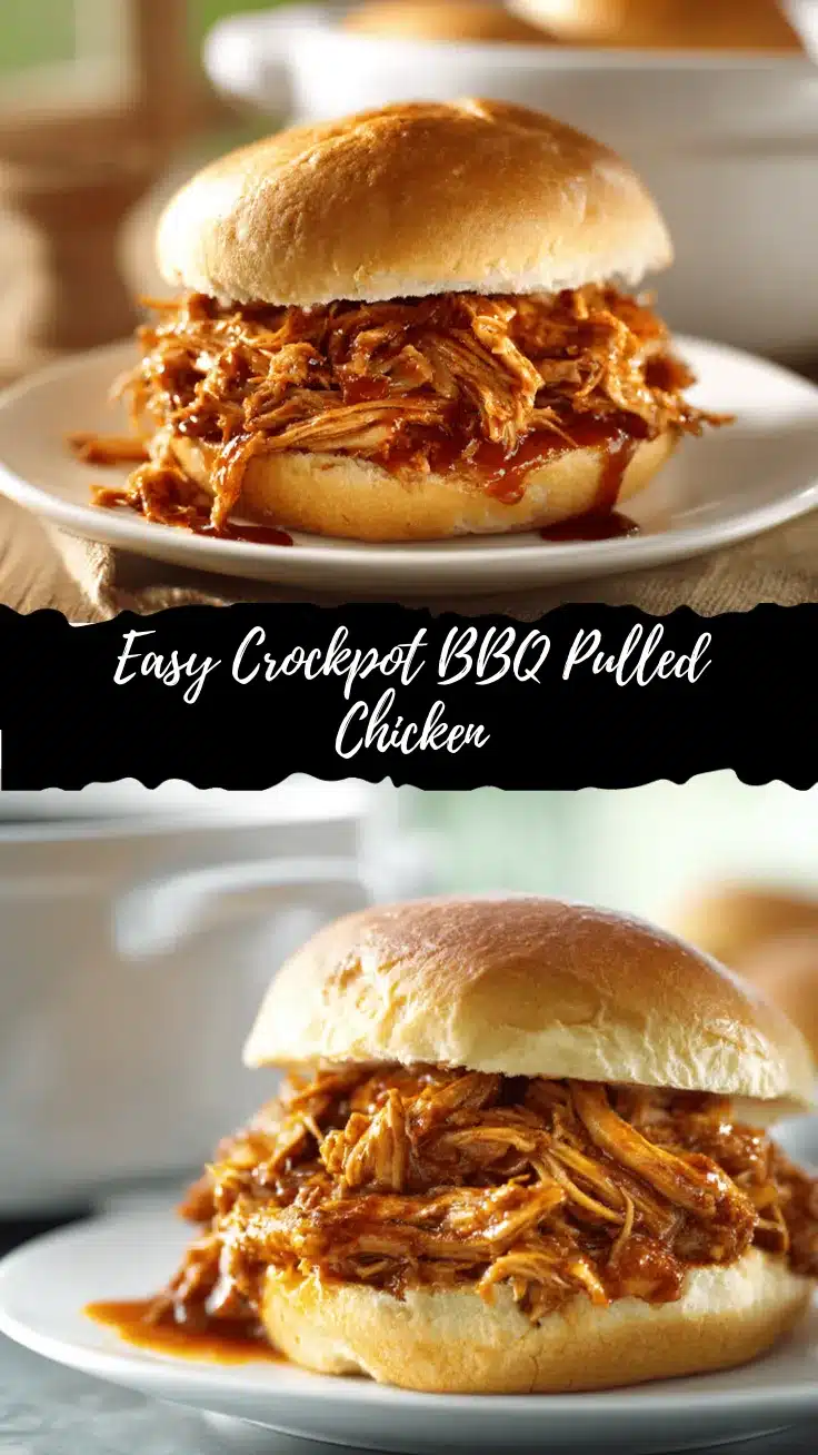 Crockpot BBQ Pulled Chicken recipe