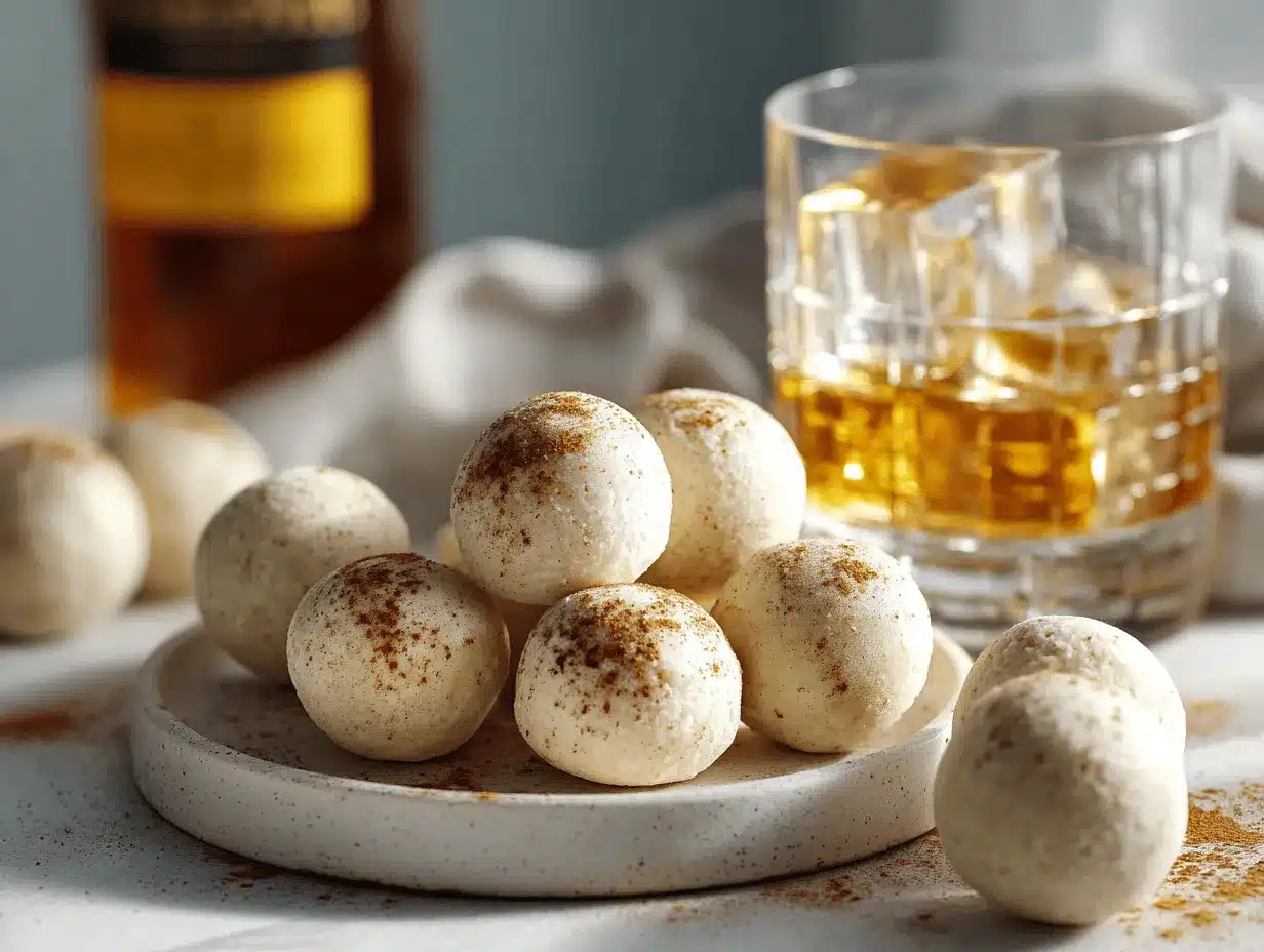 Fireball whiskey balls preparation steps