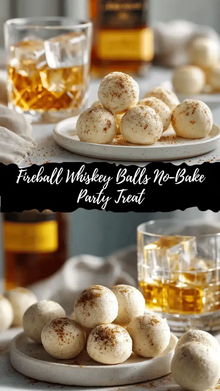 Fireball whiskey balls recipe