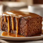 gingerbread pudding cake - featured image