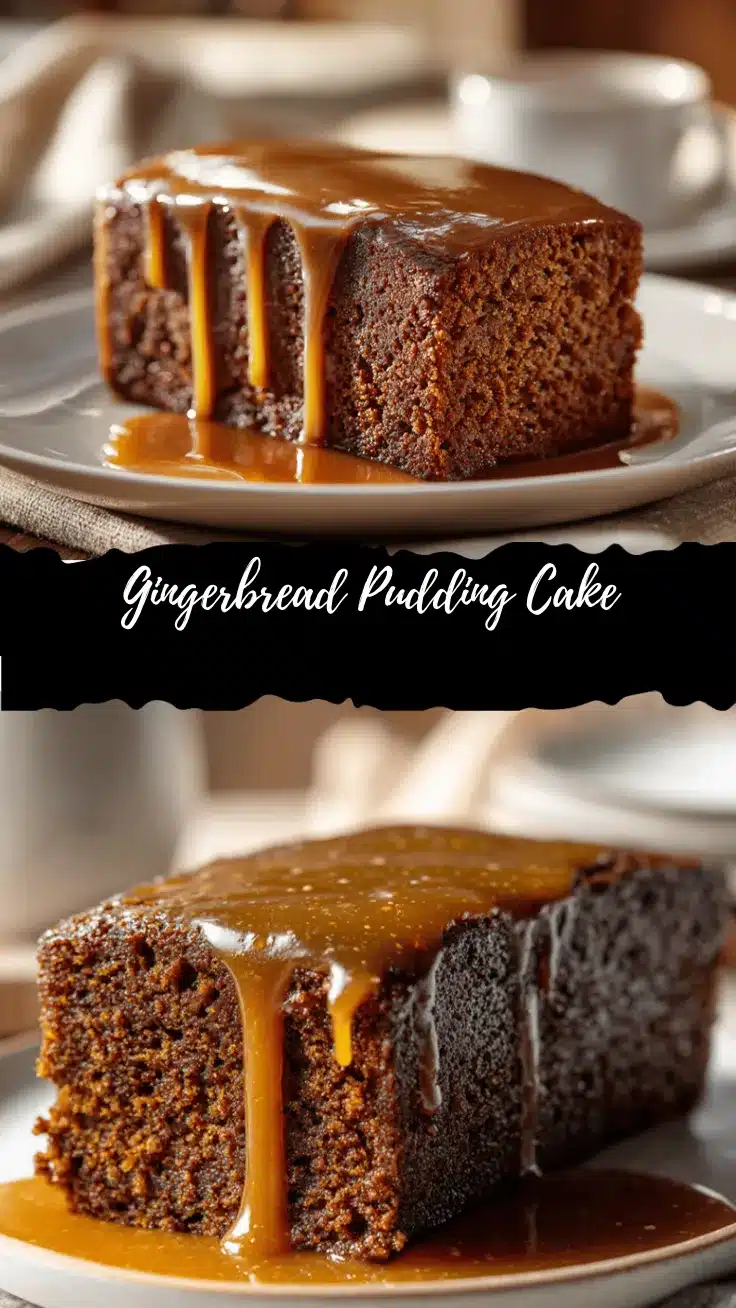 gingerbread pudding cake recipe
