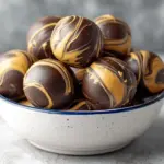 keto peanut butter chocolate fat bombs - featured image