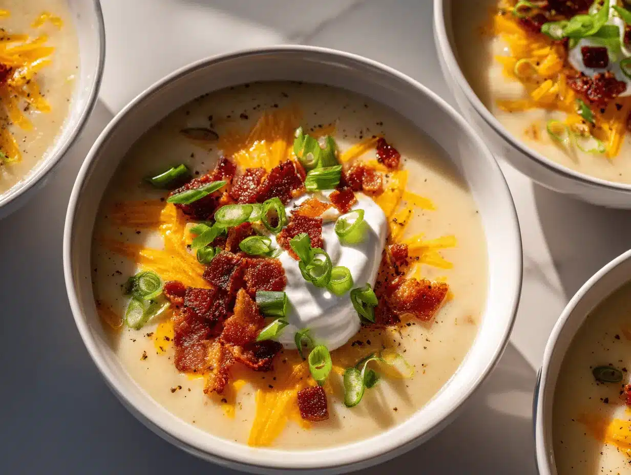 loaded potato soup preparation steps