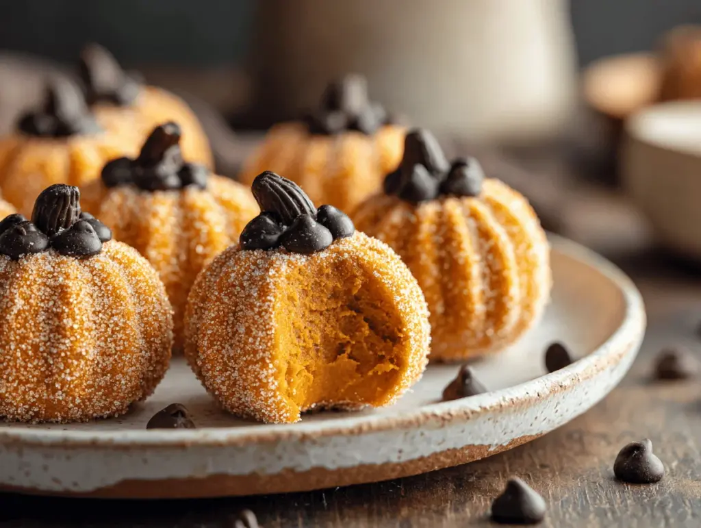 pumpkin cheesecake truffles - featured image