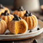 pumpkin cheesecake truffles - featured image