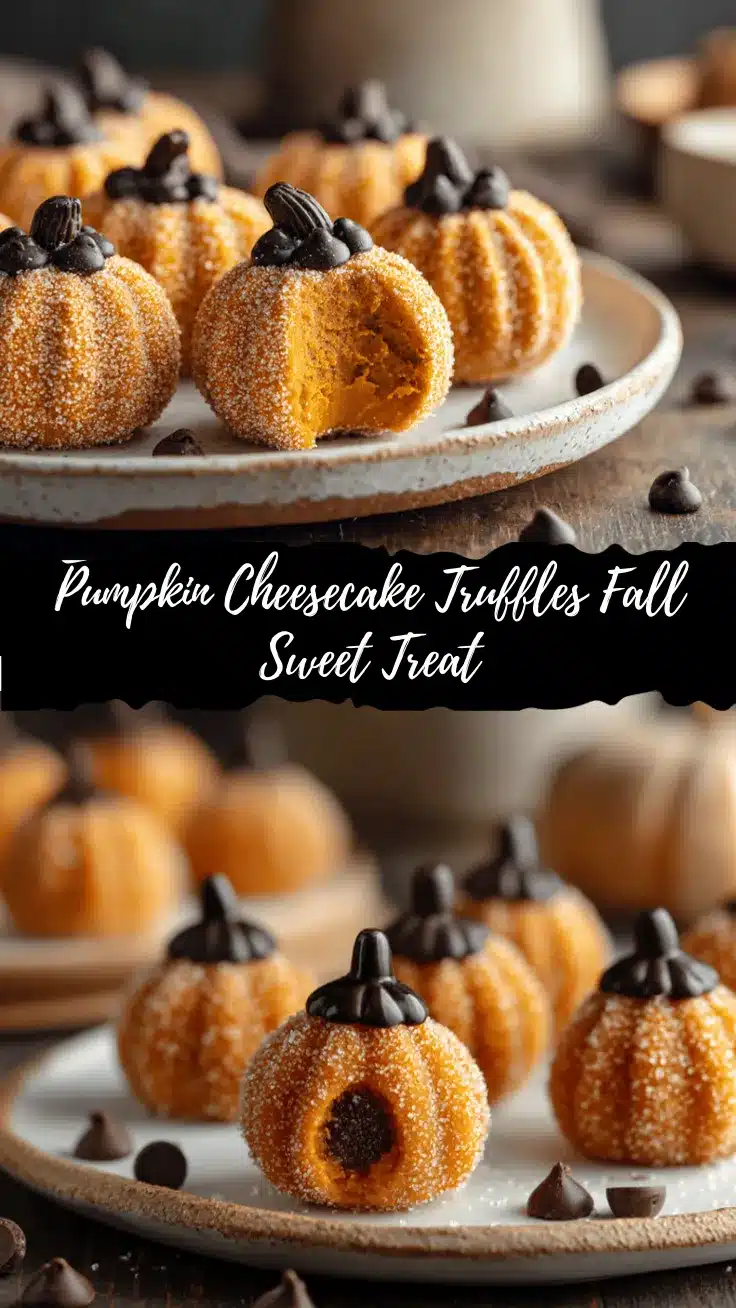 pumpkin cheesecake truffles recipe
