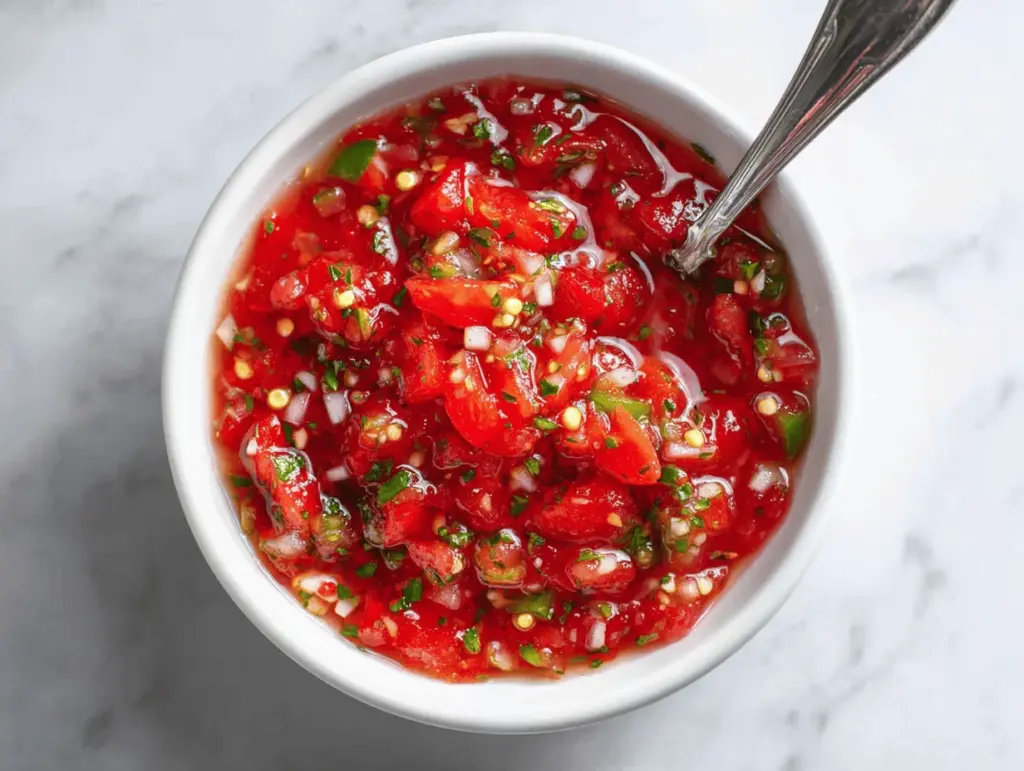 salsa recipe with fresh tomatoes - featured image
