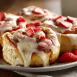 strawberry cheesecake Cinnabon rolls - featured image
