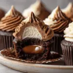 swirled chocolate cupcakes - featured image