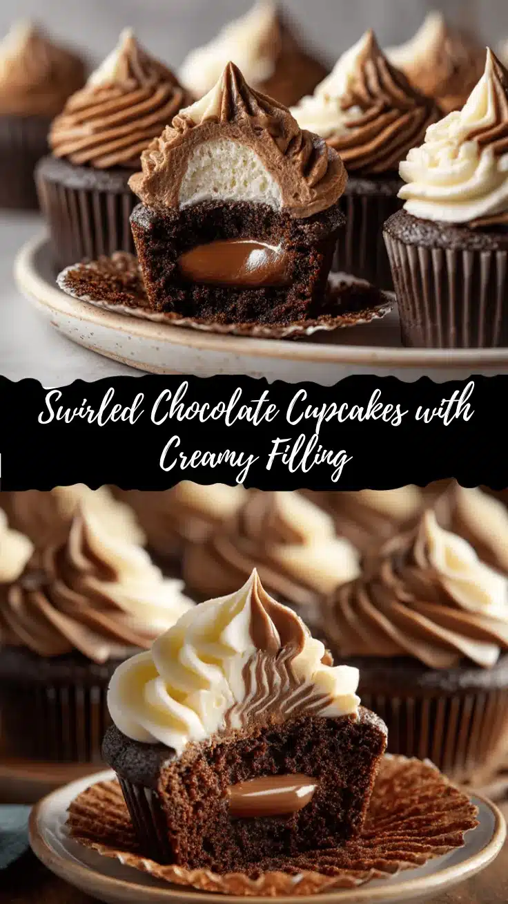 swirled chocolate cupcakes recipe