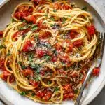 tomato basil pasta - featured image