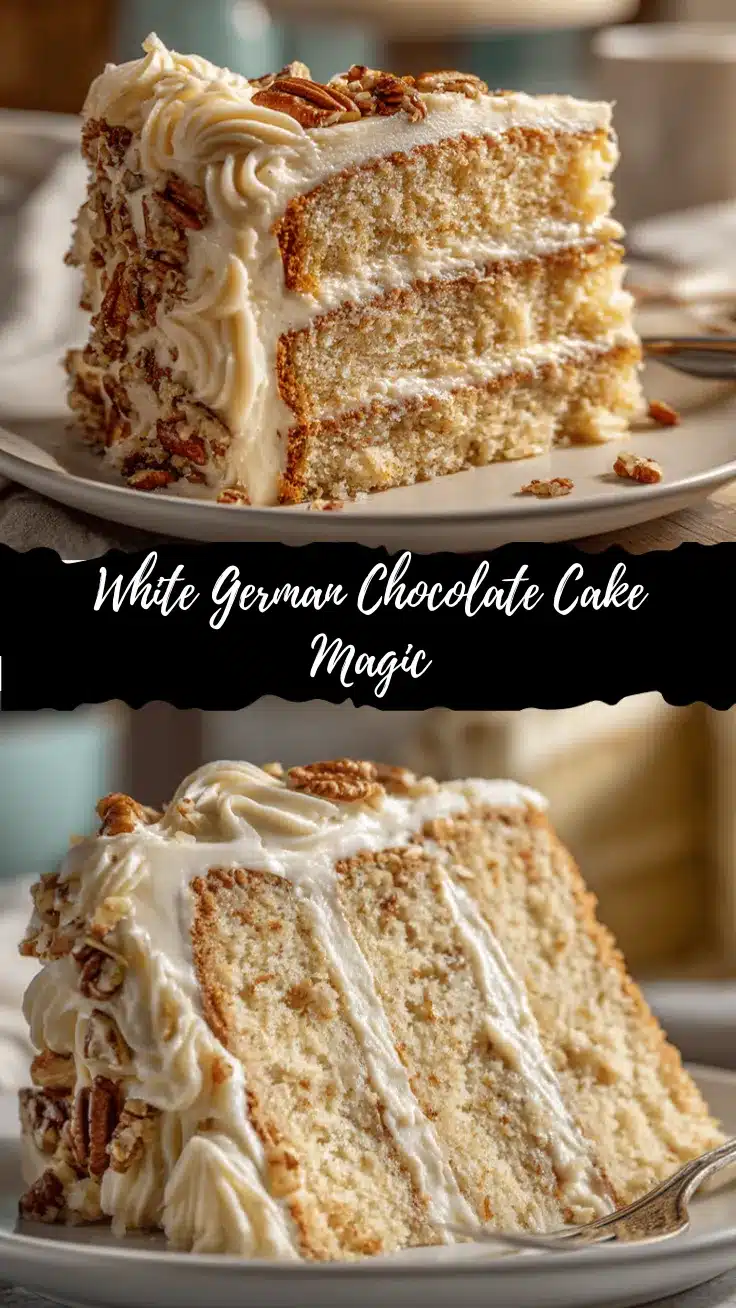 white German chocolate cake recipe